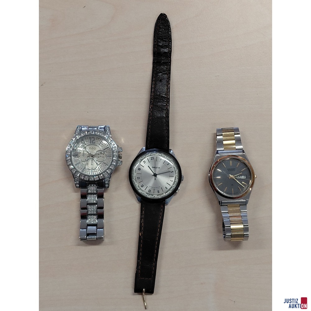 Konvolut Herrenarmbanduhren