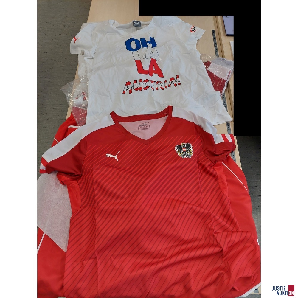 Konvolut der Marke Puma &Ouml;FB &Ouml;sterreich Bekleidung