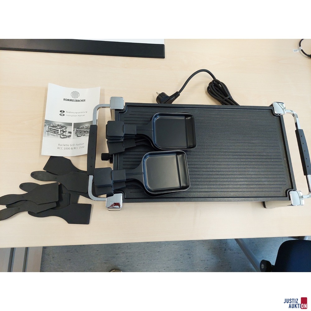 Raclette der Marke Rommelsbacher - RCC 1000 &amp; RCC 1500