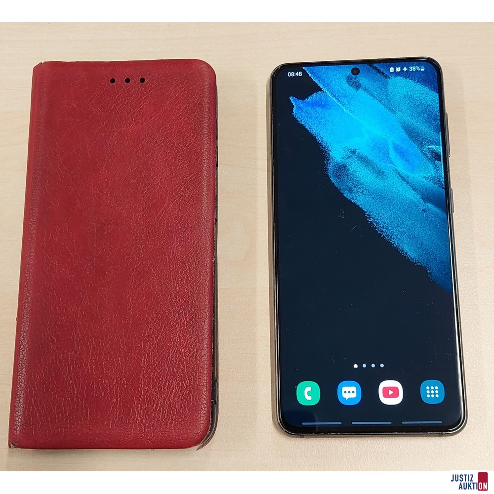 Handy der Marke Samsung Galaxy S21 5G gebraucht/Gebrauchsspuren vorhanden