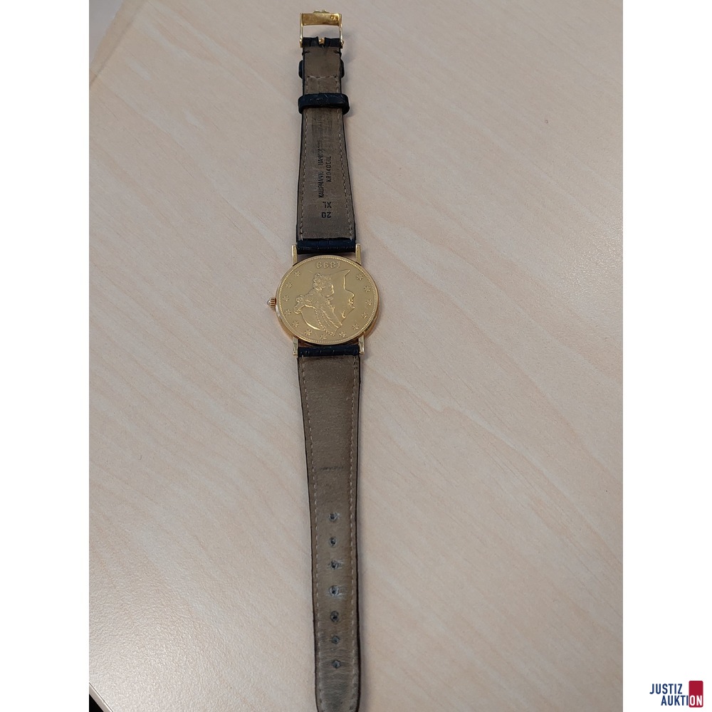 Herrenarmbanduhr der Marke Corum - Model: 20 Dollar Coin Watch
