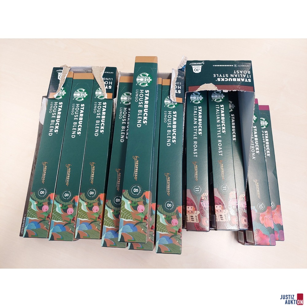 8 Packungen Starbucks Kapseln Italian Style Roast u.a.