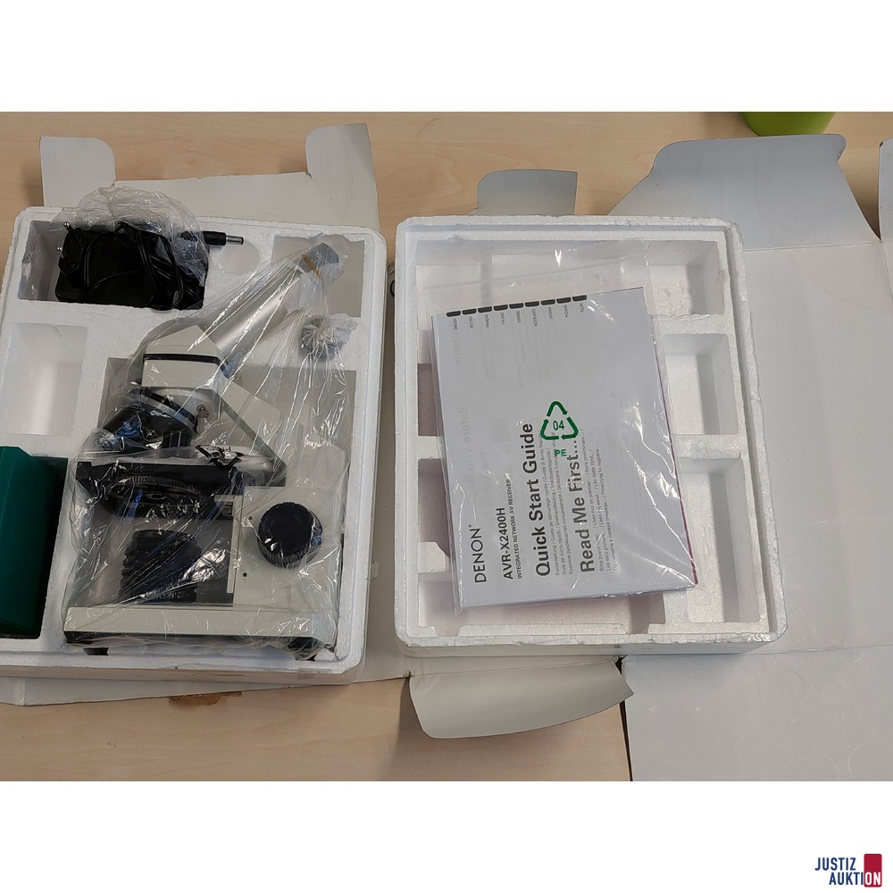 Schülermikroskop der Marke Bresser Biolux STL AVR-X2400H