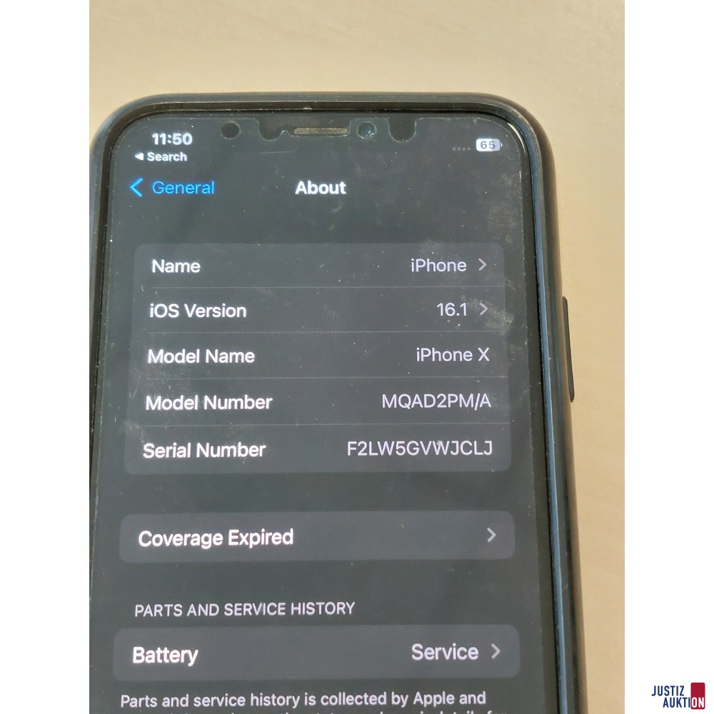 Handy der Marke Apple iPhone X (#177060)