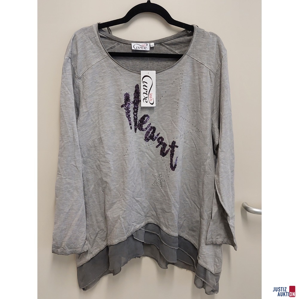2 Damen T-Shirts der Marke lea h. Curve 1x Größe 44 - 1x Größe 48 NEU