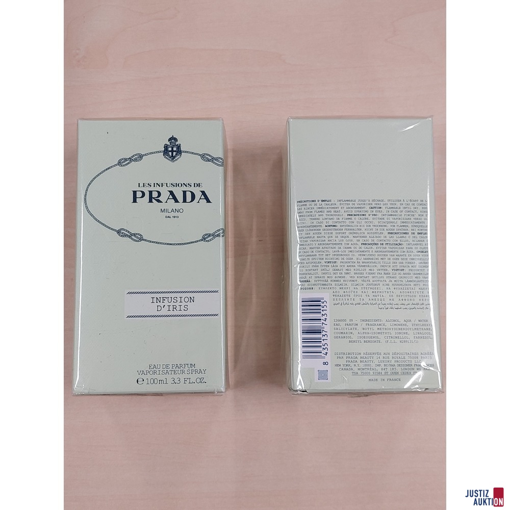 2 Eau de Parfum der Marke PRADA INFUSION D´IRIS