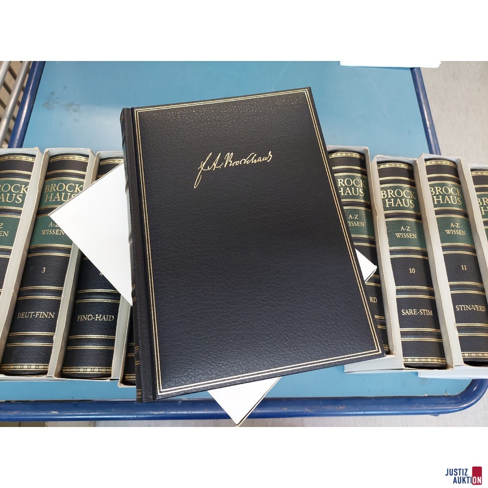 12 B&auml;nde Brock Haus A-Z Wissen 2005