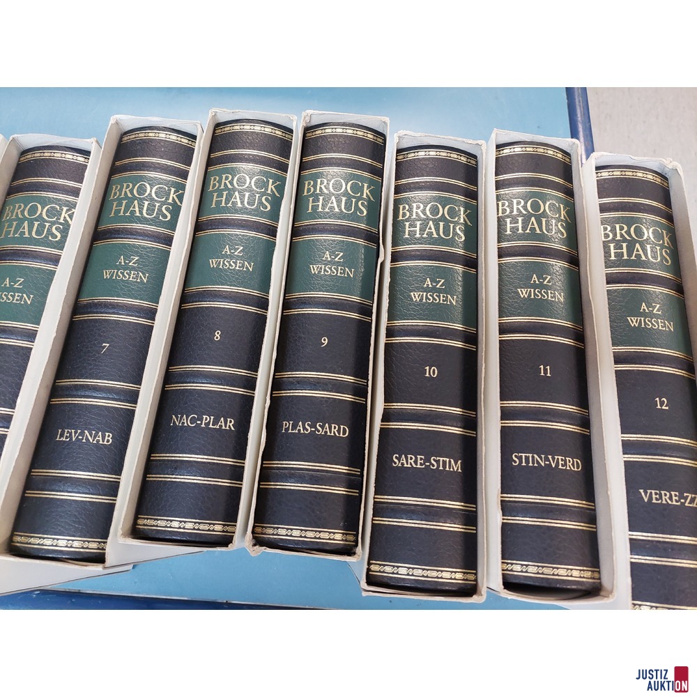 12 B&auml;nde Brock Haus A-Z Wissen 2005