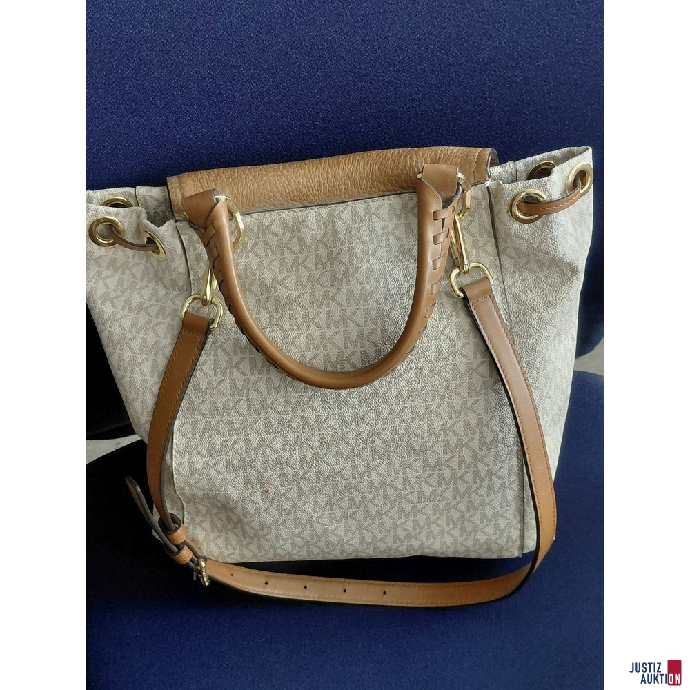 Michael Kors Rucksack beige&sol;wei&szlig;