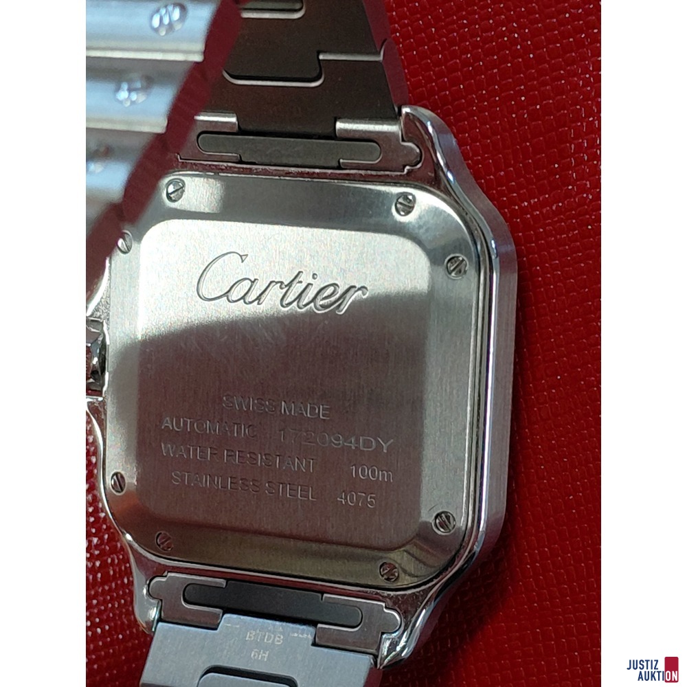 Herrenarmbanduhr der Marke Cartier - Modell&colon; Santos