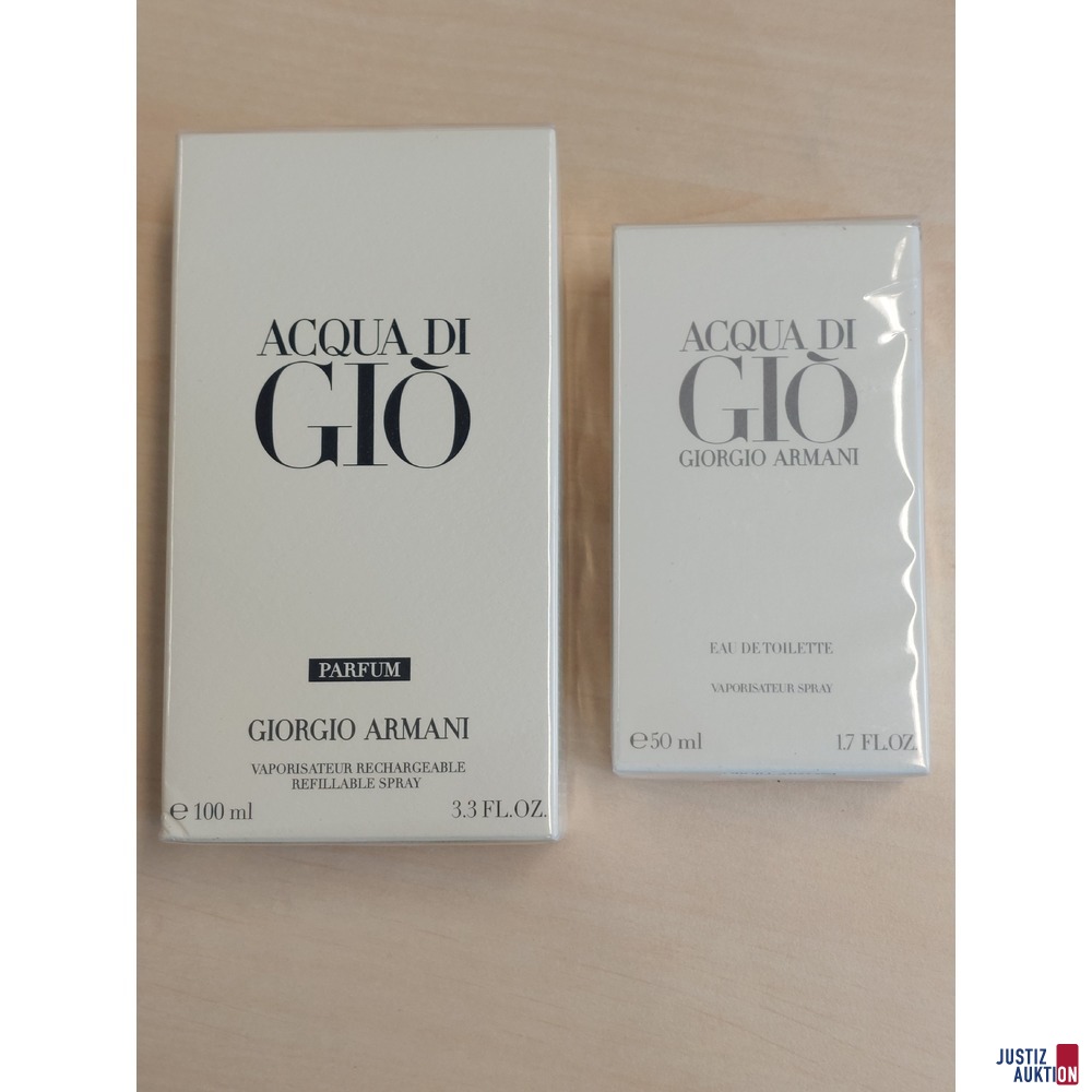 1 Stück Parfum der Marke Giorgio Armani u.a.