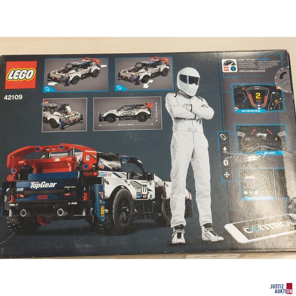 Lego technic App-Controlled Top Gear Rally Car 42109