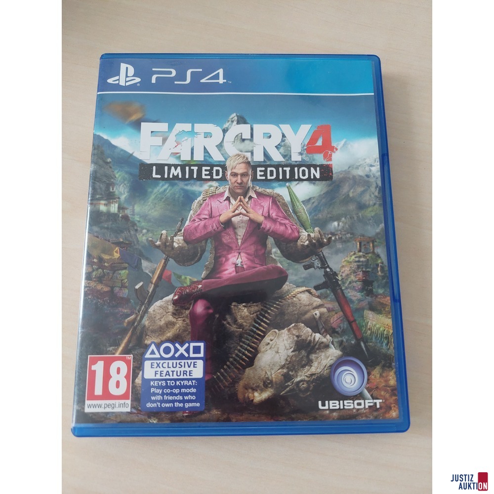 PS 4 – Spiel Far Cry 4 – Limited Edition gebraucht/Gebrauchsspuren vorhanden