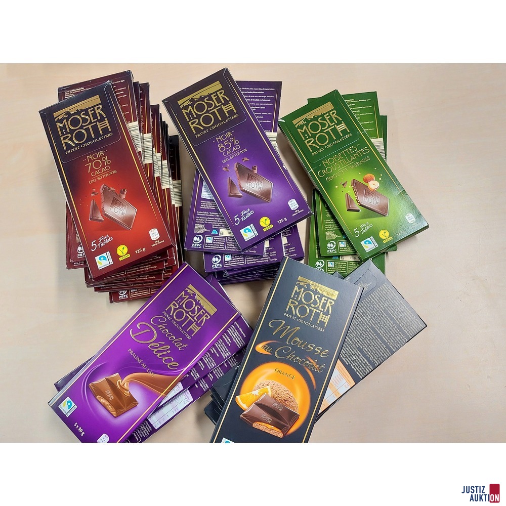 46 x Moser Roth Schokoladen von Hofer/Aldi