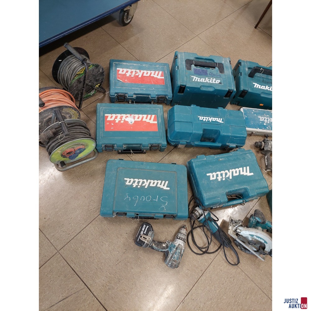 Konvolut an - Werkzeug der Marke Makita