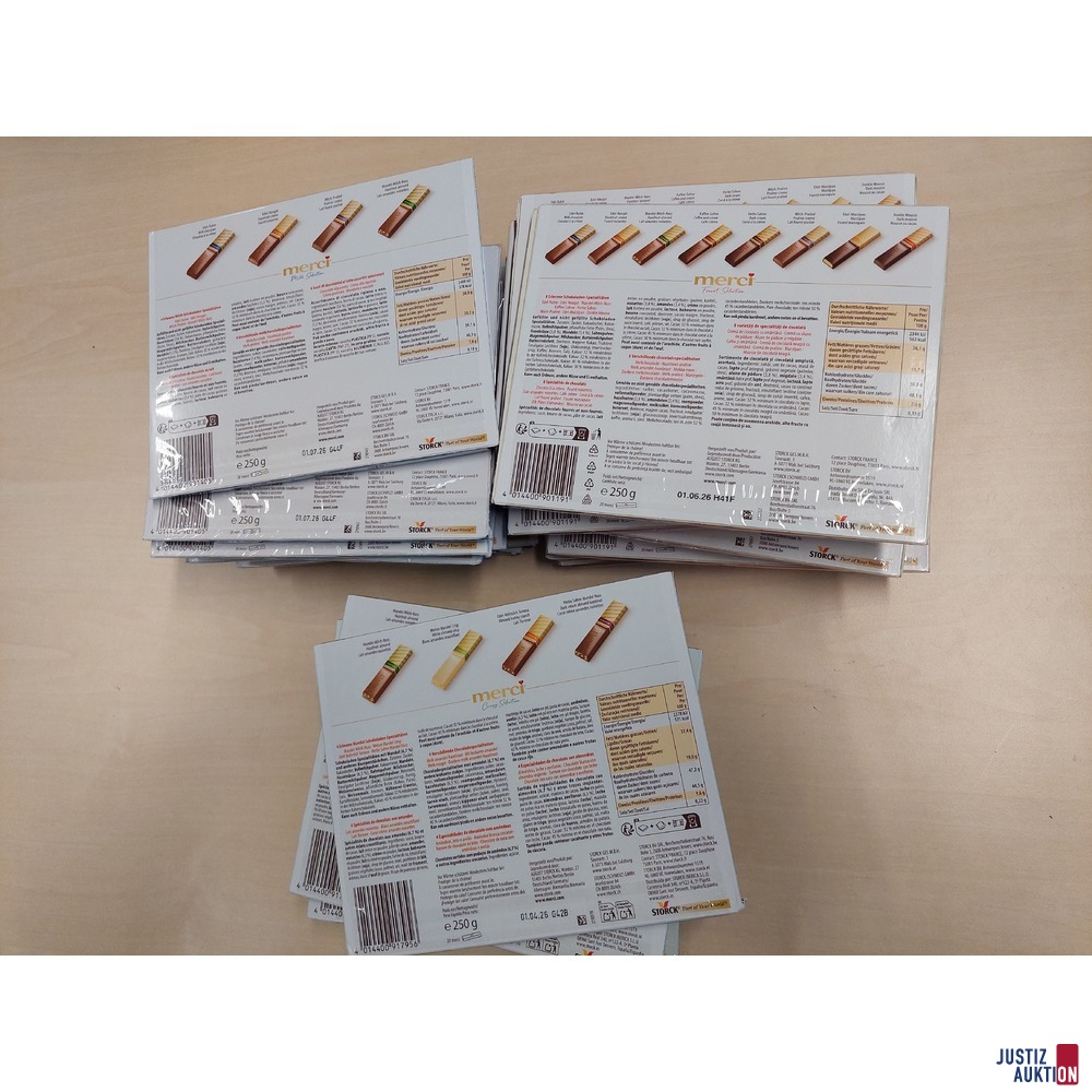 27 x Merci der Marke Storck je 250g
