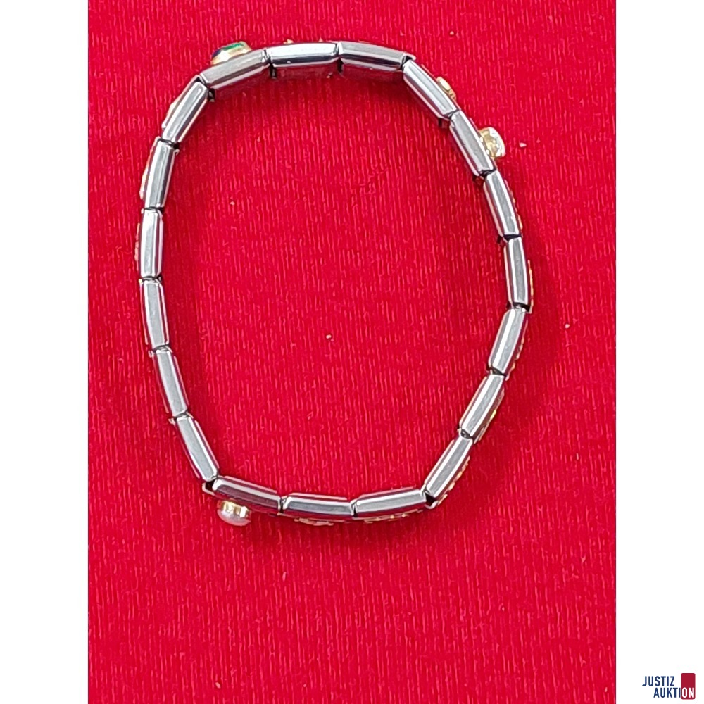 Nomination Armband Länge 18 cm mit 16 Stück Elementen