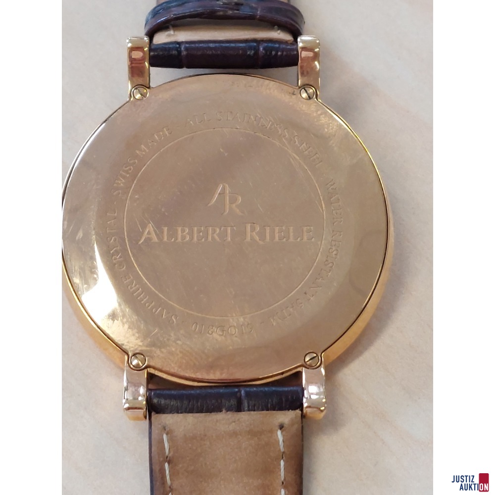Herrenarmbanduhr der Marke Albert Riele