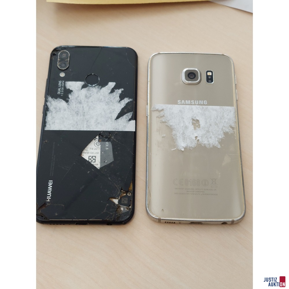 Handy der Marke Samsung Galaxy S6 Edge (SM-G925F) u.a.