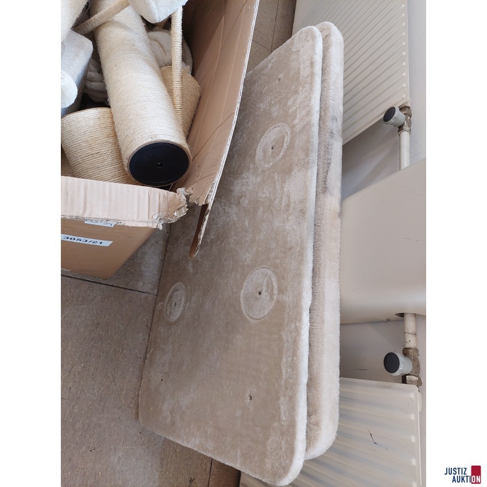 Kratzbaum XXL für große Katzen - 2 Kratztonnen XXL