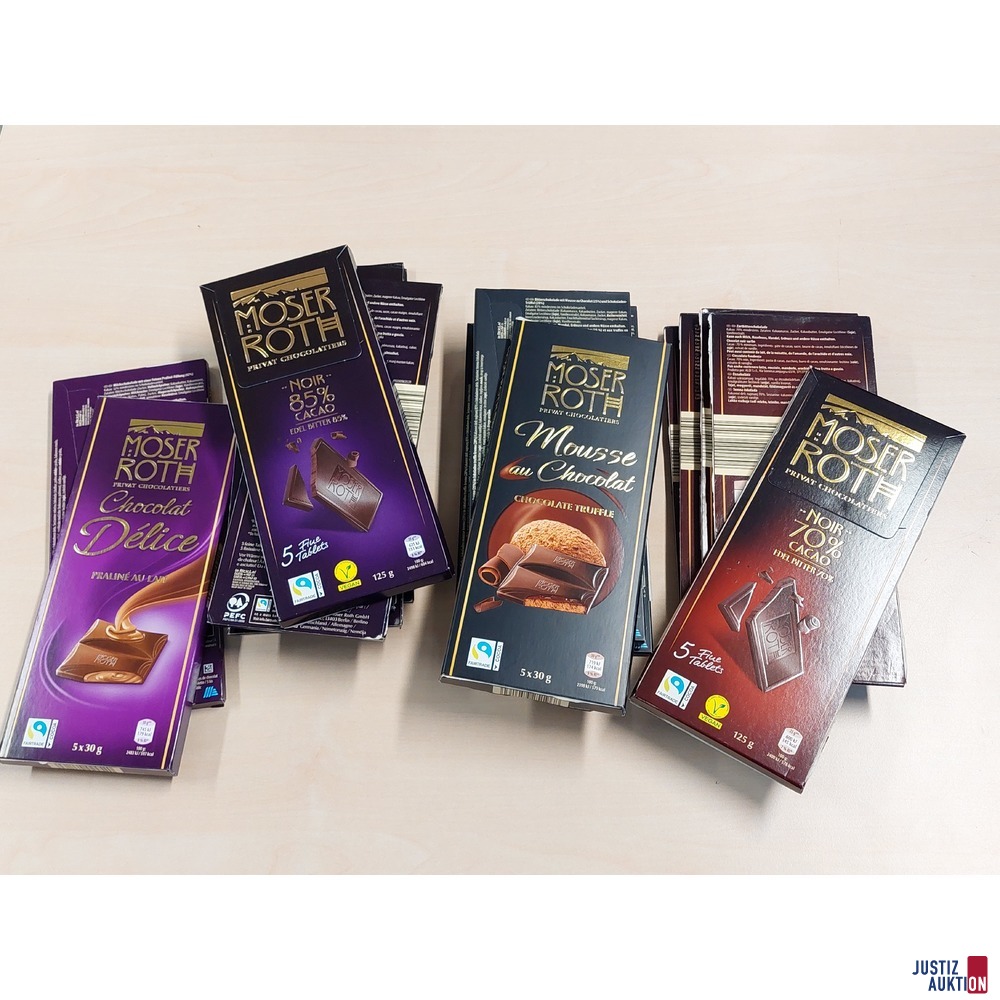 25 x Moser Roth Schokoladen von Hofer/Aldi