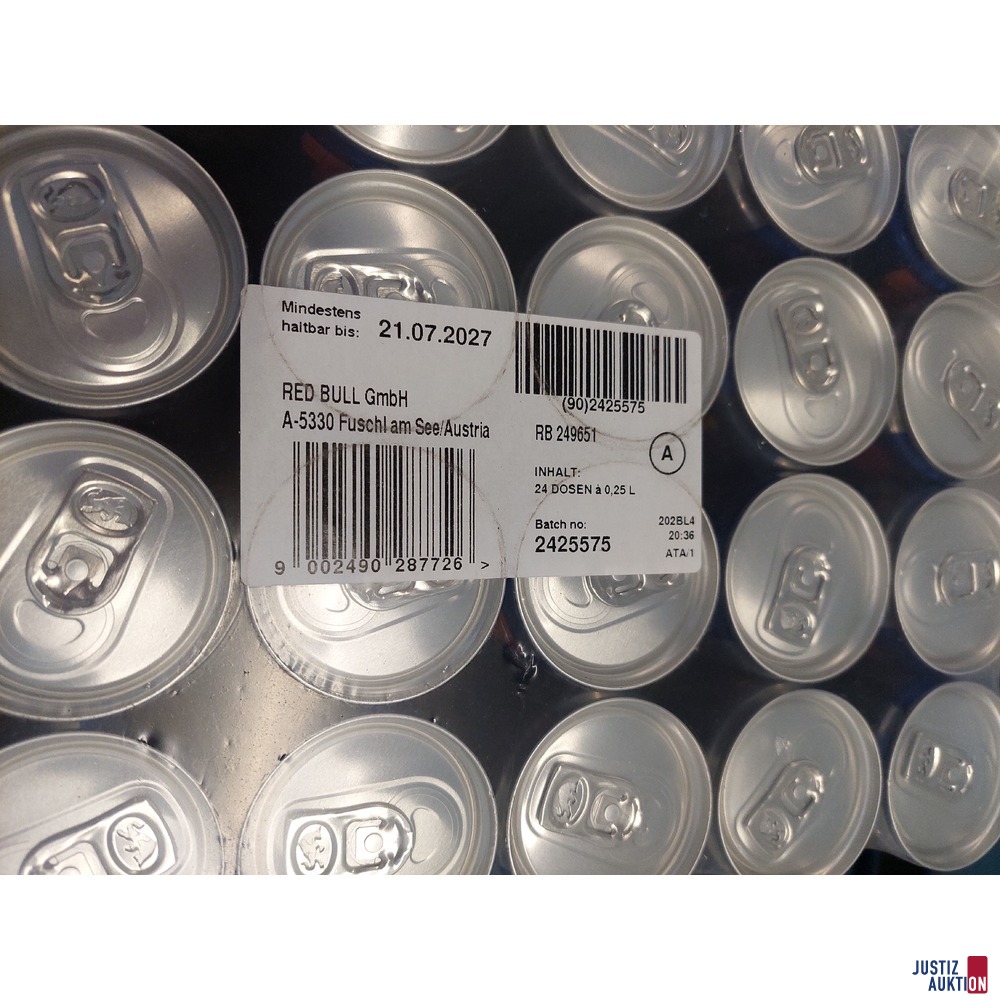 3 24er Tr&auml;ger Red Bull Energy Drink &aacute; 250 ml Ablaufdatum&colon; 21&period;7&period;2027