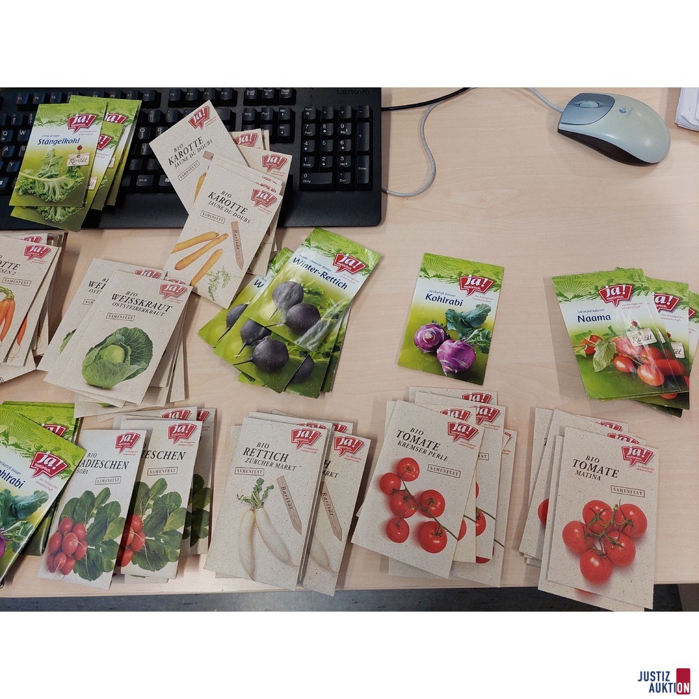 101 Pkg. Gemüsesamen der Marke Ja! Natürlich