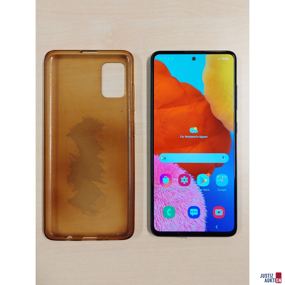 Handy der Marke Samsung Galaxy A51 - Modellnummer SM-A515F/DSN