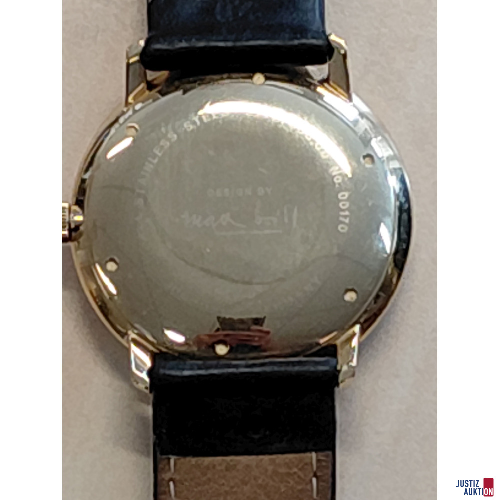 Herrenarmbanduhr Junghans - Model&colon; Max Bill