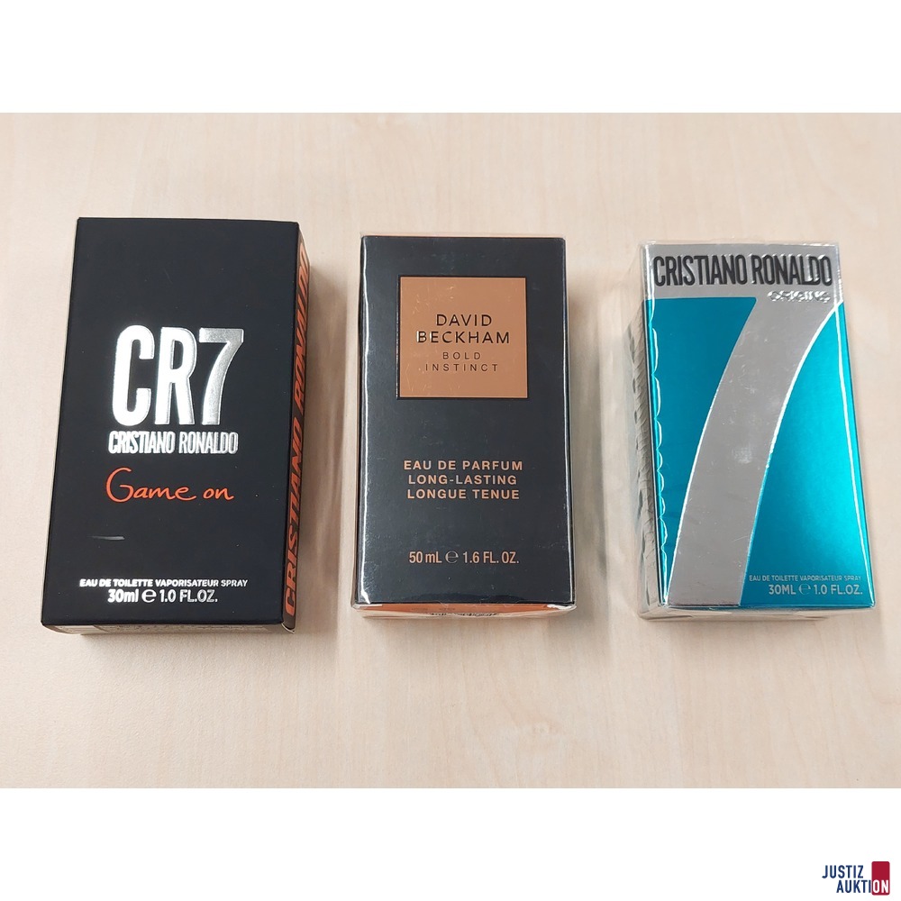 Eau de Toilette der Marke Cristiano Ronaldo u.a.