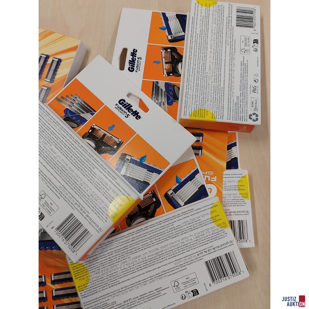 8 St&uuml;ck 12er Packungen Rasierklingen der Marke Gilette