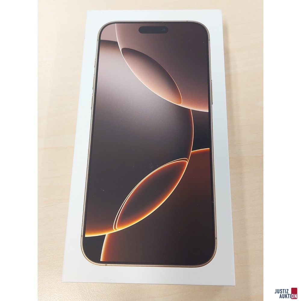 Handy der Marke Apple iPhone 16 Pro Max Desert Titanium&comma; 256GB