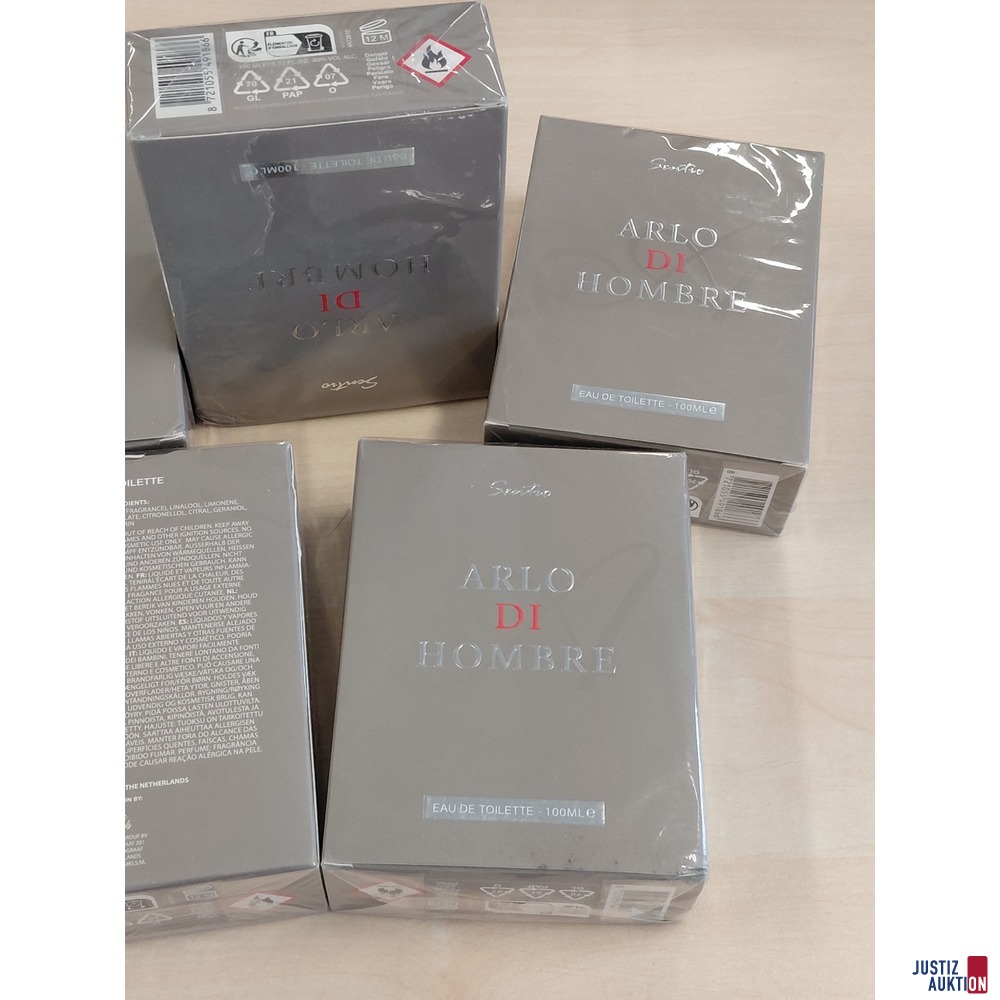 5 Eau de Toilette Dupe Sentio Arlo di Hombre 100ml in Originalverpackung NEU