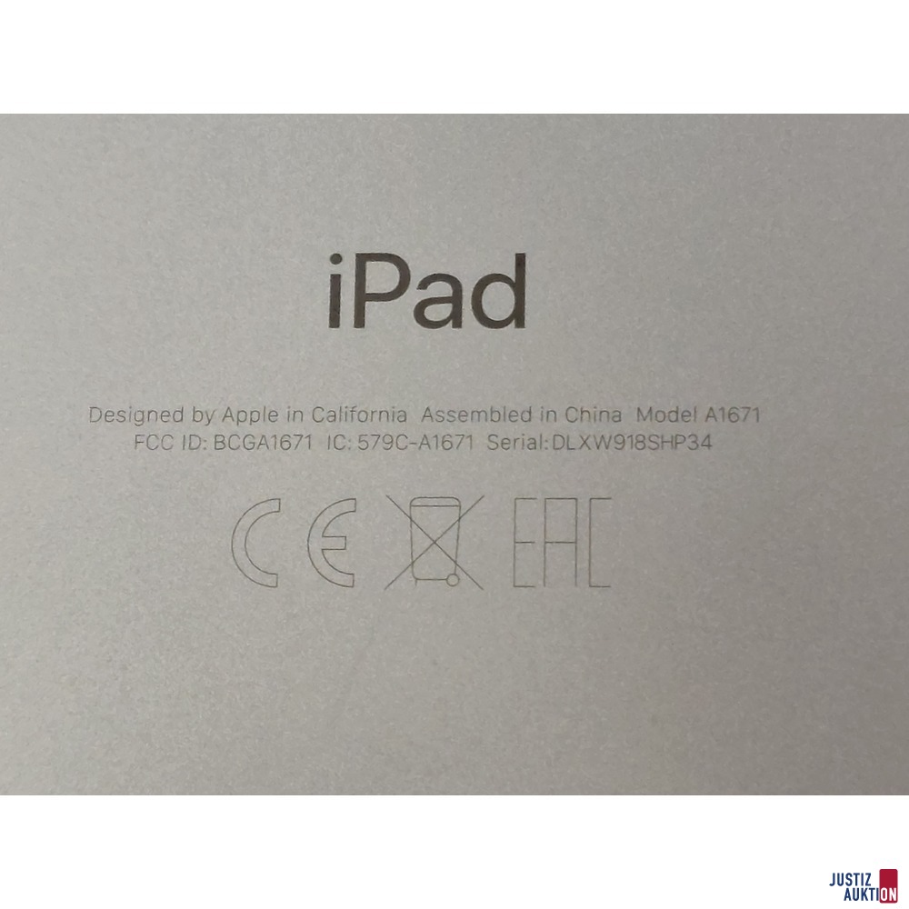 iPad der Marke Apple A-1671