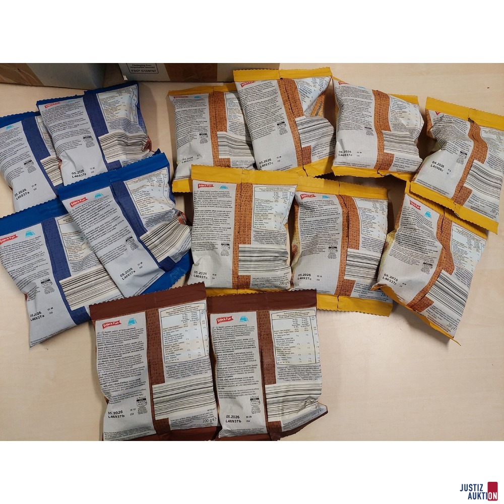 13 x Mandeln geröstet – Snack Fun von Hofer/Aldi je 200g