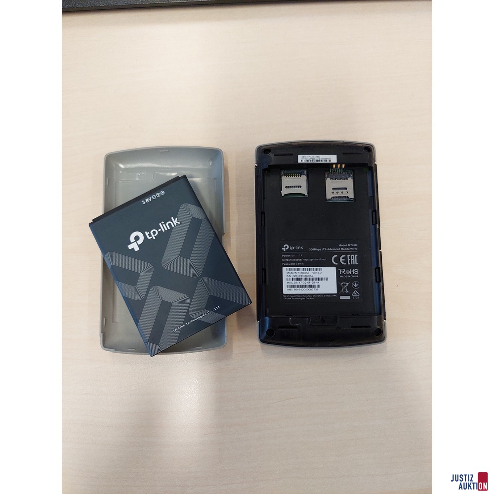 WLAN-Router der Marke TP-Link - Model&colon;M745O &lpar;EU&rpar; Ver&colon; 2&period;0