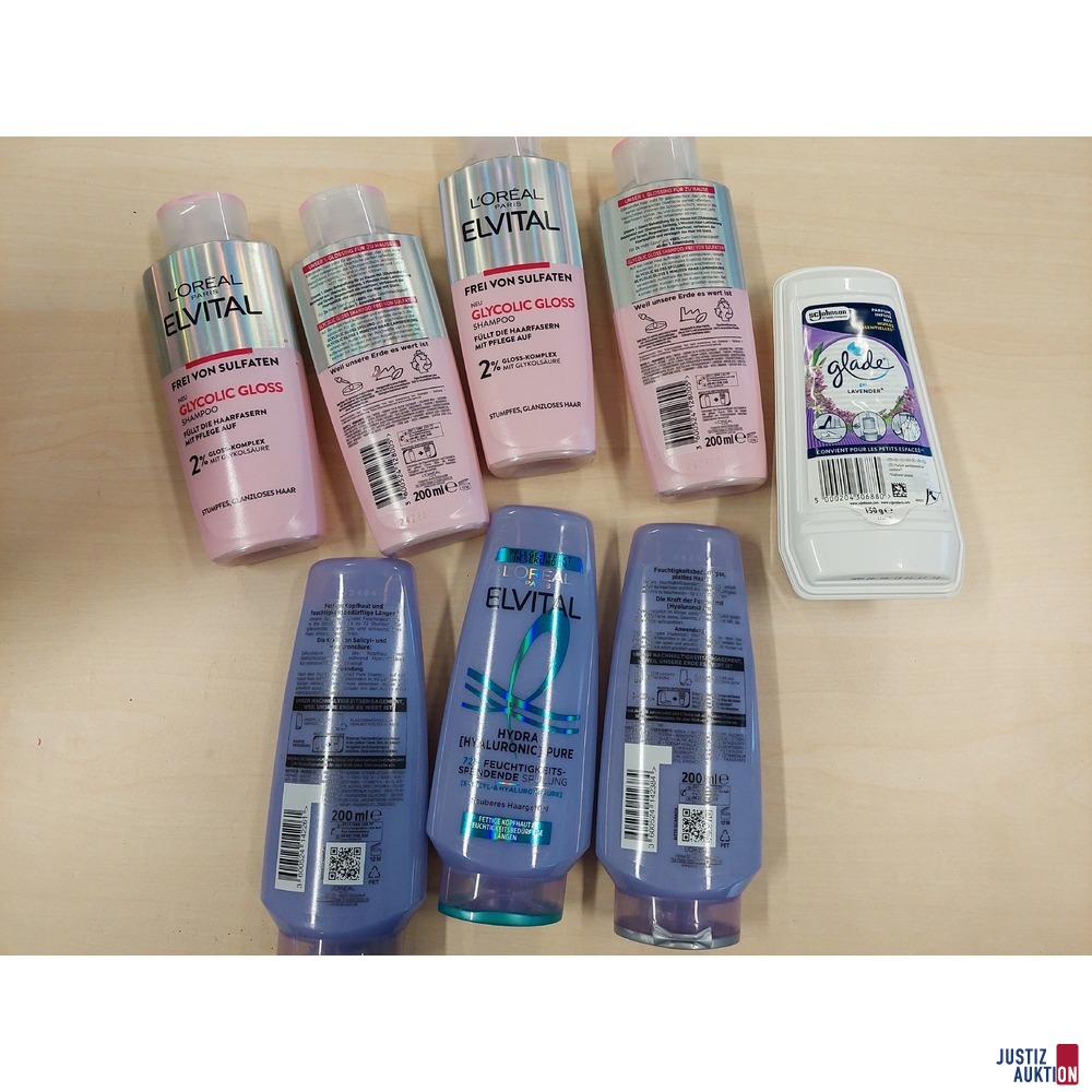 4 St&uuml;ck Shampoo der Marke L&DiacriticalAcute;OR&Eacute;AL Paris Elvital u&period;a&period;