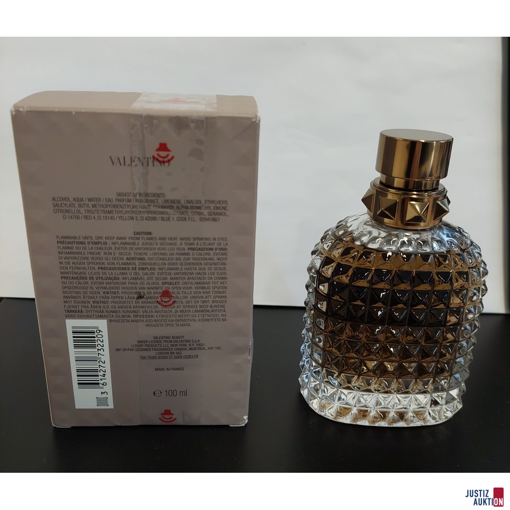 Eau de Toilette der Marke Valentino Uomo Vaporisateur Spray 100 ml in Originalverpackung &lpar;diese wurde ge&ouml;ffnet&rpar; - NEU