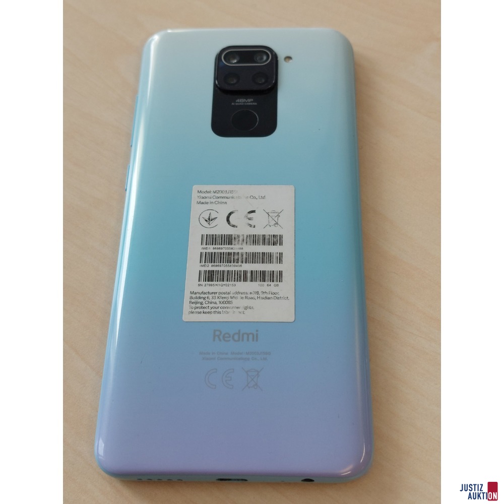 Handy der Marke Redmi Note 9