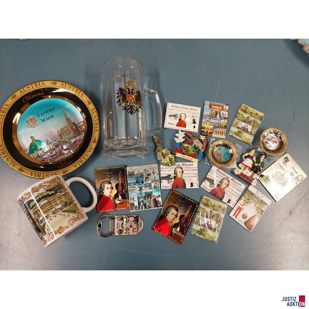 Diverse Souvenirs aus Österreich