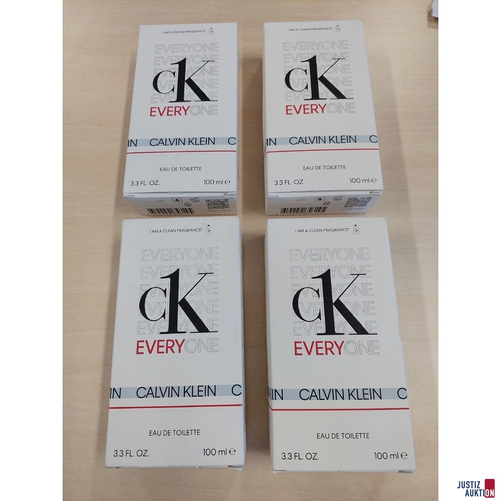4 Eau de Toilette der Marke Calvin Klein Every One 100 ml
