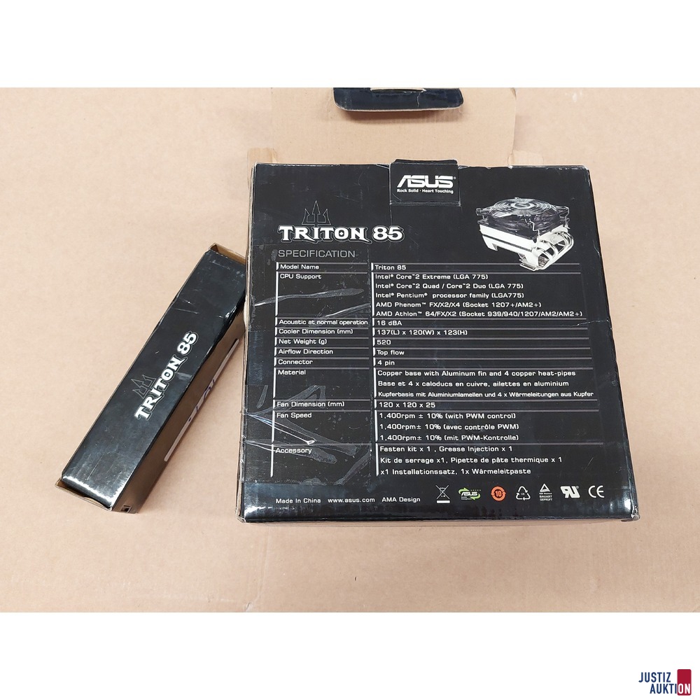 Hardware - Marke Asus Triton 85 Lüfter-Einbaukit
