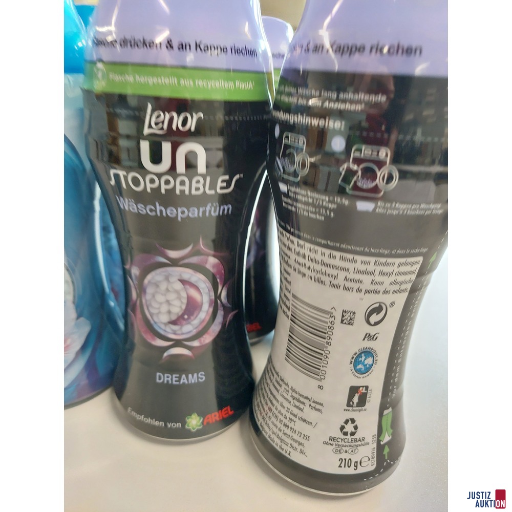 6 Wäscheparfüm der Marke Lenor Aprilfrisch u.a.