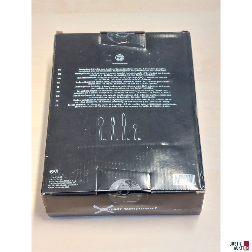 Besteckset der Marke Shine 24-teilig NEU - in Originalverpackung