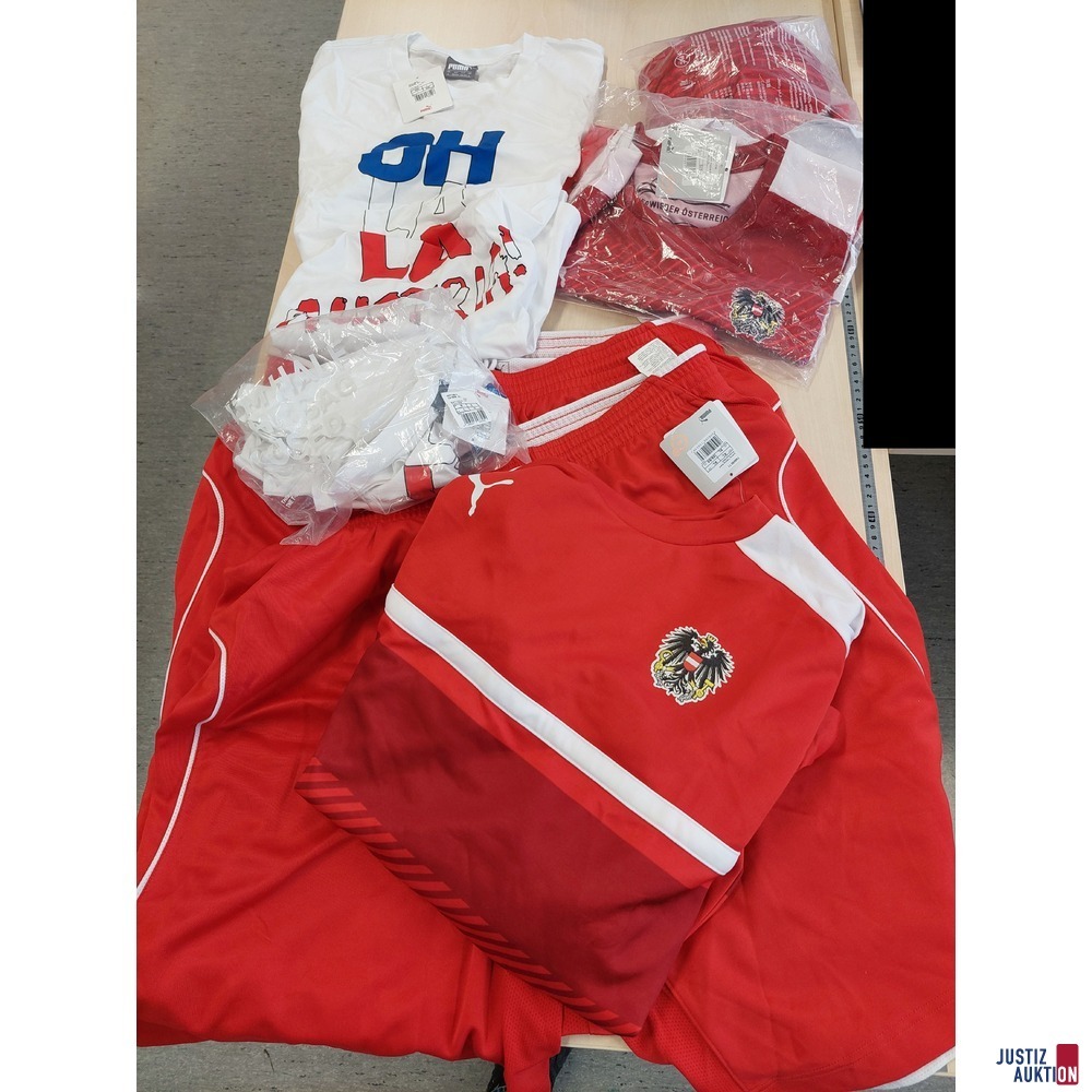 Konvolut der Marke Puma &Ouml;FB &Ouml;sterreich Bekleidung