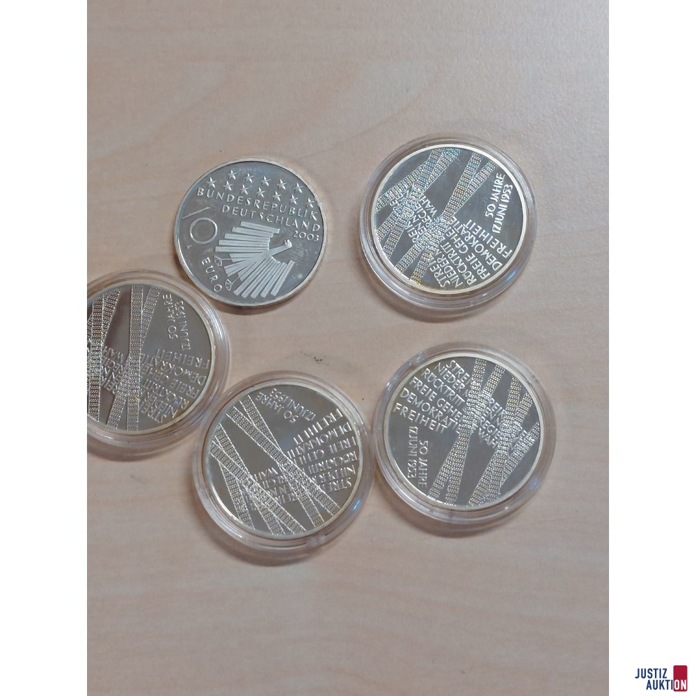 Gedenkm&uuml;nzensatz Bundesrepublik Deutschland