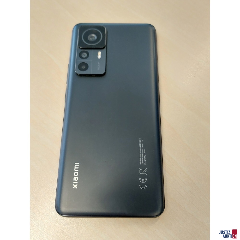 Handy der Marke XIAOMI 12T Pro Cosmic Black -&nbsp;Model&colon;22081212UG