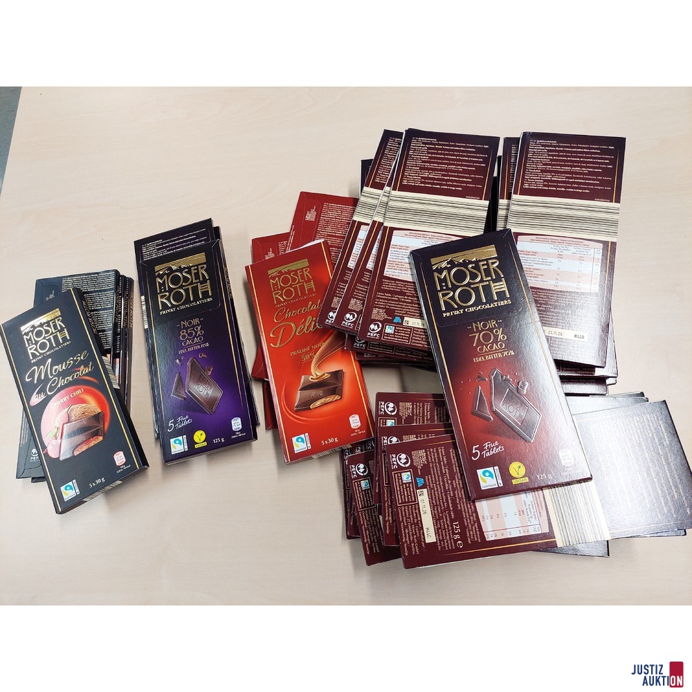 44 x Moser Roth Schokoladen von Hofer/Aldi