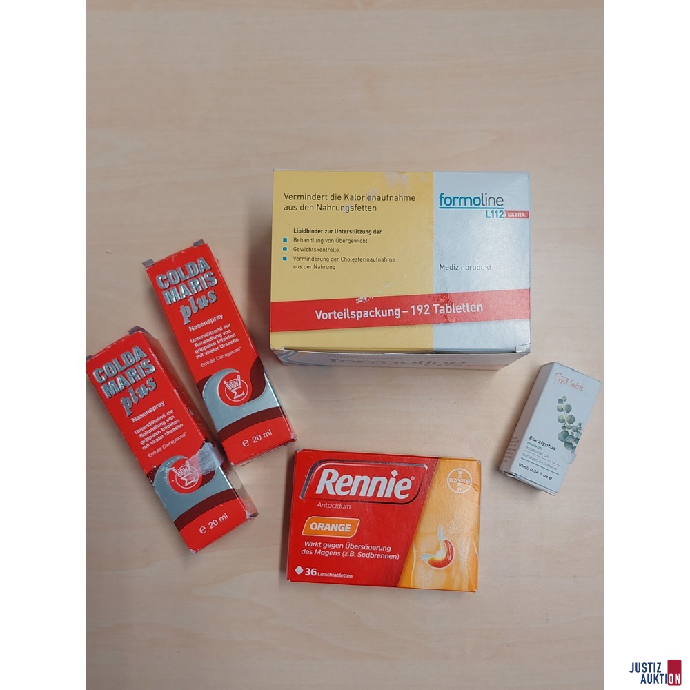 Packung Lutschtabletten Rennie der Marke Bayer u.a.