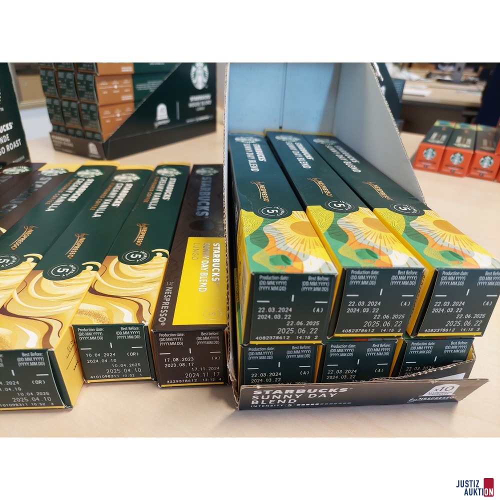 13 Packungen Starbucks Kapseln Blonde Espresso u.a.